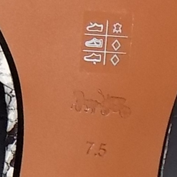 New Coach Python leather D’Orsays - Picture 6 of 8